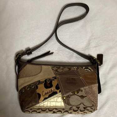 Coach leather patchwork handbag, - Gem