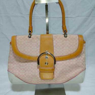 COACH ハンドバッグ ポーチ ベージュ ミニバッグ ソーホー Coach soho handbag mini - Gem