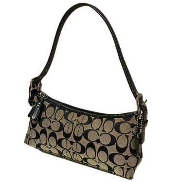バッグ COACH Baguette Hampton Semi Demi Bag Y2K Coach 6094 Hampton Demi Shoulder Bag Pink Jacquard Leather