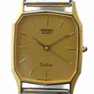 SEIKO DOLCE 9531-5060 レトロ　ゴールド　スクエア　腕時計 ❌️❌️❌️ Sold ❌️❌️❌️ Seiko Dolce 9531 - 5040 From
