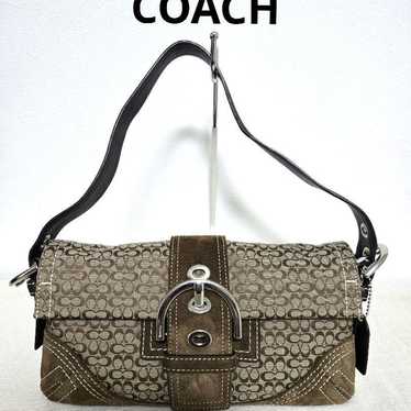 バッグ coach one shoulder bag signature brown Brown The Signature Shop | COACH® Outlet