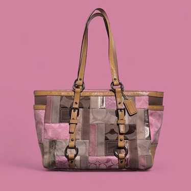 Coach patchwork tote bag - Gem