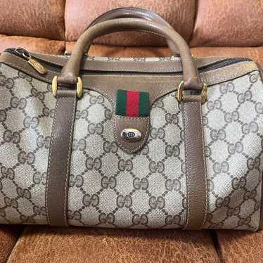 バッグ GUCCI Vintage GGPlus Mini Boston Handbag Gucci old boston bag - Gem