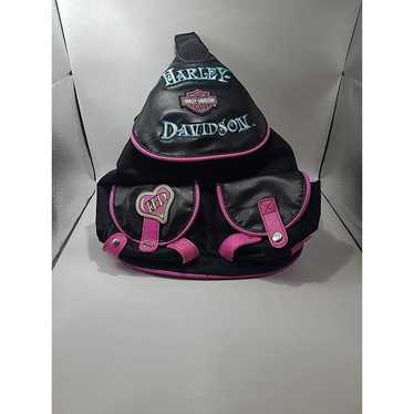 Vintage /harley davidson backpack/black - Gem