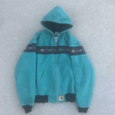 Rare 90’s Carhartt Aztec JR0055 Vintage 90s Carhartt Aztec Jacket Large JR0055 | eBay