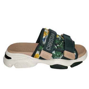 クリスチャンディオール サンダル D-WANDER ブラック　36 D-Wander Slide Black and White Technical Fabric with Dior