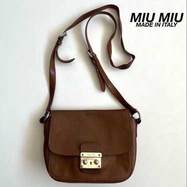バッグ miumiu archive leather one shoulder bag Miu miu archive - Gem