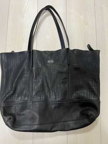 バッグ archive diesel suede stud tote bag Rare Studded Reversible Leather and Suede Tote Bag – Poshbag Boutique