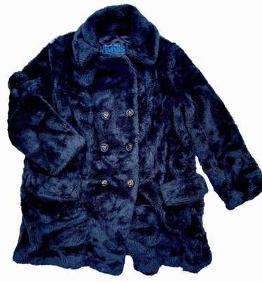 70's Vintage Davis of Boston エコファーコート Vintage Davis Of Boston Wool Coat Faux Fur Lined WARM WINTER
