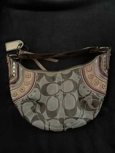 バッグ 00S coach Soho Hobo hand bag signature バッグ 00S coach Soho Hobo hand bag signature Vintage 2000s