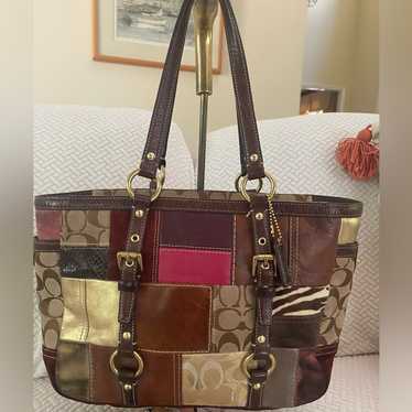 バッグ COACH Patchwork Signature Tote Bag y2k s-l400.jpg