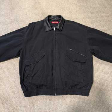 ジャケット・アウター supreme coller work jacket black sizeM ジャケット・アウター supreme coller work jacket black sizeM