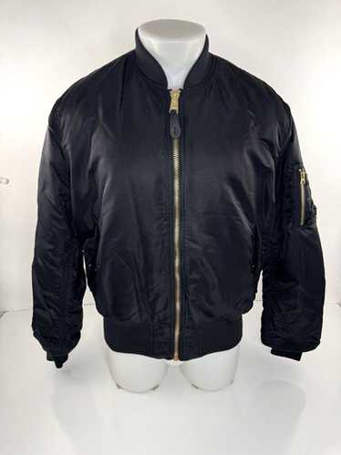 ジャケット・アウター ALPHA INDUSTRIES MA-1 INTERMEDIATE L VTG Alpha Industries MA-1 Bomber Jacket Men's L Flyer's