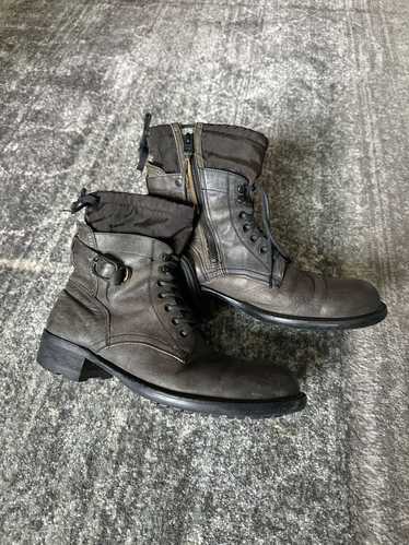 UNLINE by alfredoBANNISTER／size40 Alfredo Bannister Triple Layer Front Zip Boots — Solekeeper