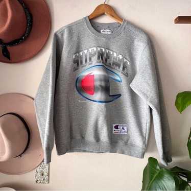 トップス 19ss Supreme Champion Chrome Crewneck S 19SS/Supreme Champion Chrome Crewneck チャンピオン Logo ロゴ