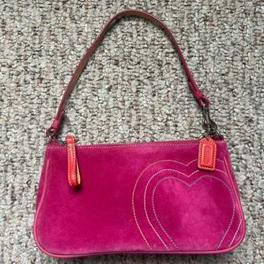 Vintage pink suede coach - Gem