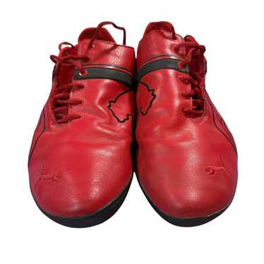 00’s Puma×Ferrari driving shoes leather Puma Driving Shoes Mens 10.5 Red Black Ferrari Drift Cat 4