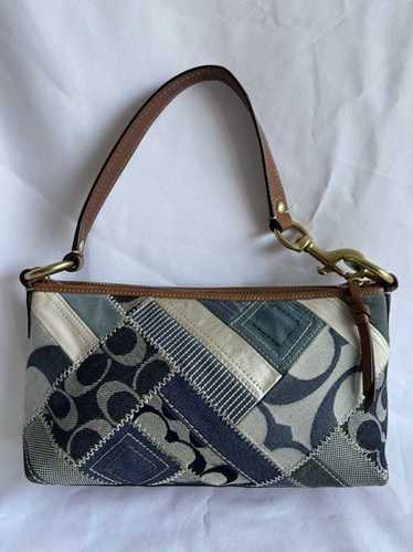 90s archive coach leather handbag y2k 古着 Coach | Bags | Vintage Coach Bag Black Brown Leather Handbag