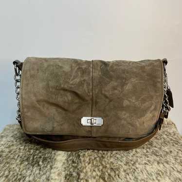 Vintage Suede Coach Purse - Gem