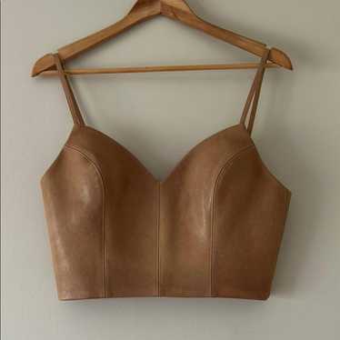 Source Unknown Women's Crop top - Tan - 10 – Burn… - image 1