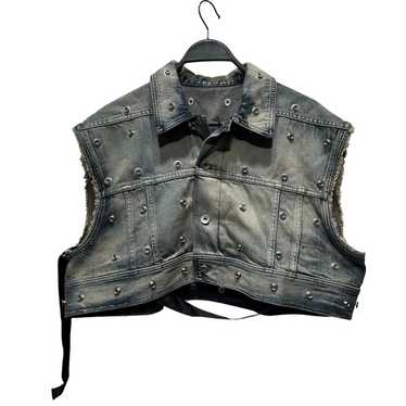 【Rick owens】denim long vest Rick owens denim vest - Gem