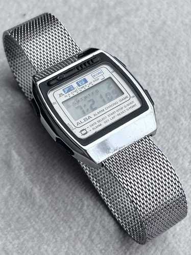 ★希少 80s SEIKO ALBA Alarm Chrono-Game 腕時計 SEIKO - 【ゲーム付時計】SEIKO ALBA ALARM CHRONO-GAME 腕時計