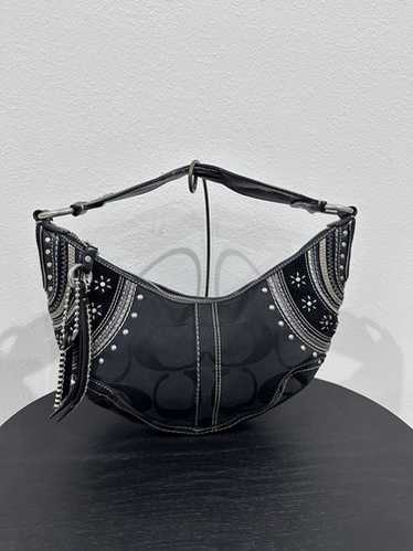 バッグ Coach Studs Cut Work Soho Hobo Shoulder Coach Studs Cut Work Soho Hobo Shoulder