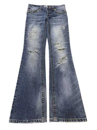 14th Addiction デニム 14th addiction × distressed - Gem