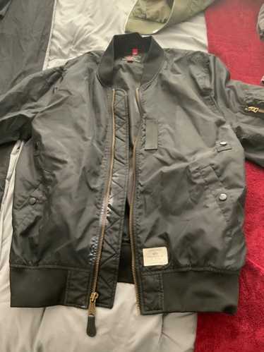 80s 90s ALPHA INDUSTRIES L-2B USA製 M Alpha Industries x New York Yankees L-2B Hooded Bomber