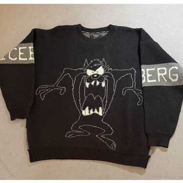 HISTORY ICEBERG ルーニー・テューンズ セーター Vtg 90's Iceberg Ice History Looney Tunes Bugs Bunny Turtle