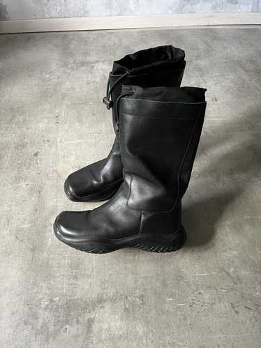 靴 PRADA FW99 DETACHABLE CARGO BAG BOOTS Prada FW99 Detachable Cargo Bag Boots - Ākaibu Store