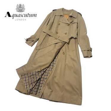 ジャケット・アウター 80s Aquascutum Hyper Long Trench Coat Channel Your Inner Yeti With The Aquascutum Packable Trench
