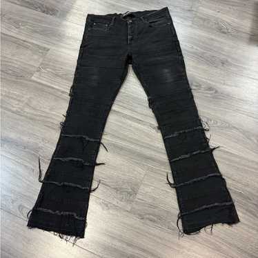 VALABASAS ブーツカットデニム 30サイズ JET BLACK新品 VALABASAS ブーツカットデニム 30サイズ JET BLACK新品