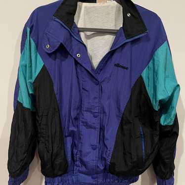 ellesse フード付きジャケット 紫/青/緑 ellesseとWIND AND SEAが初コラボ フリースジャケット、パーカー