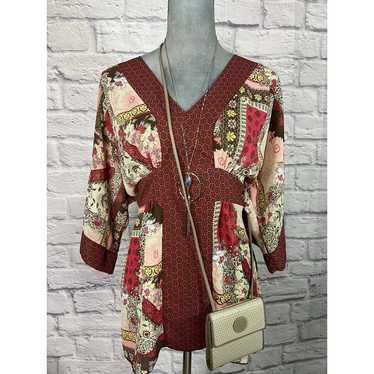 Vintage Faded Glory Y2k Boho Hippie Kaftan Style … - image 1