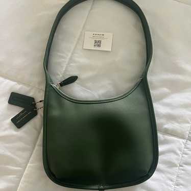 バッグ Old Coach Ergo Shoulder Bag Nubuc Green Vintage COACH Ergo Shoulder Bag Nubuc Green Women Authentic