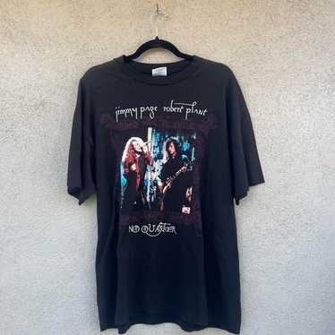 JIMMY PAGE ROBERT PLANT TOUR 1995/6 Tシャツ Jimmy Page + Robert Plant 1995 Tour T-shirt – Reware Vintage