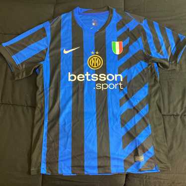 Nike Inter Milan シャツ 青/黒 ストライプ Nike Inter Milan シャツ 青/黒 ストライプ Nike Inter Milan