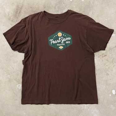 【XLサイズ】2010 Pearl Jam Tour Tee Brown XLサイズ】2010 Pearl Jam Tour Tee Brown