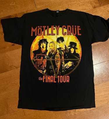 MÖTLEY CRÜE FINAL TOUR Tシャツ Lサイズ Motley Crue The Final Tour Caricature Vintage T Shirt Men