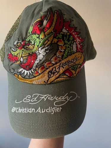 レア物 90s Ed Hardy Christian Audigier キャップ レア物 90s Ed Hardy Christian Audigier キャップ