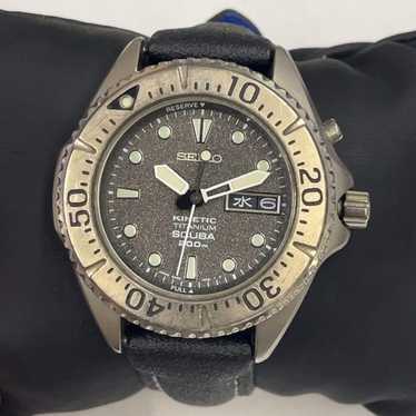 SEIKOAGS 5M43-0B70ダイバーズウォッチTITANIUMSCUBA Seiko AGS 'Grey Ghost' 5M43-0B70 – Studio Tokei