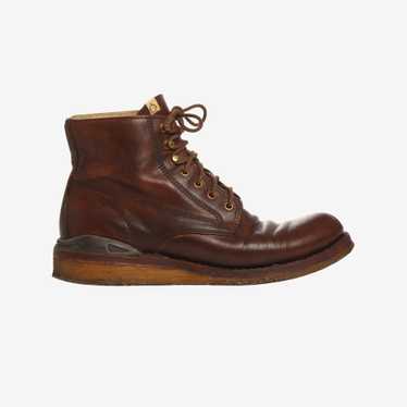 靴 visvim VERITUS-FOLK M9 Visvim 7 Hole 73 Folk Boots Veggie Tan Black Olive Used size