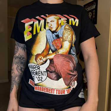 エミネム Tシャツ ANGER MANAGEMENT 2003 Vintage 2003 Eminem Anger Management Tour Shirt - BIDSTITCH