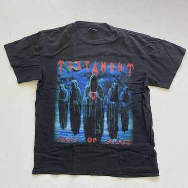 testament vintage Tシャツ L Testament Vintage T Shirt 1988 New Order Tour 1988 Bay Area