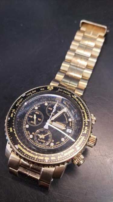 セイコー クロノグラフ フライトマスター SNA414P1 7T62-0EB0 Seiko 7T62-0EB0 Flightmaster Chronograph Tachymeter Mens