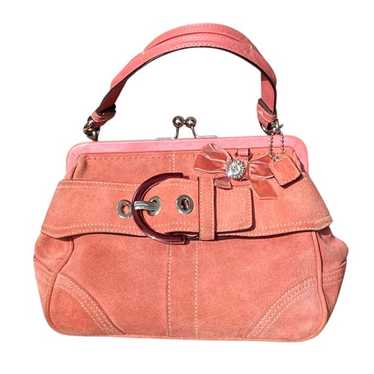 Vintage pink suede coach - Gem
