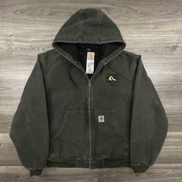 ジャケット・アウター Carhartt 90s Faded Black Active Jacket Faded Black Carhartt Active Jacket - XL – VTG By Mike