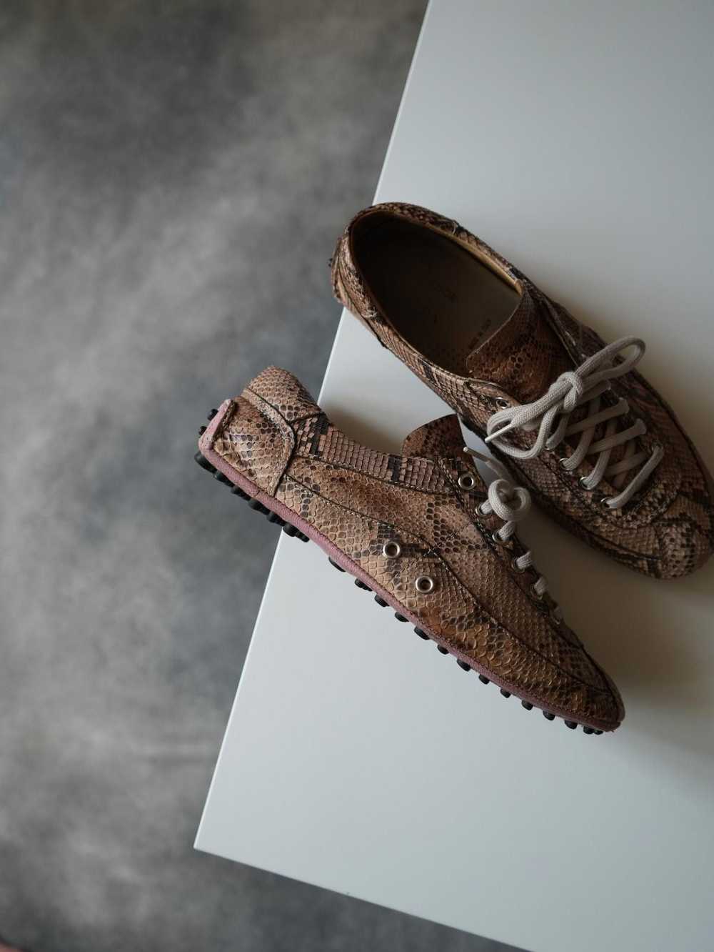 Prada 2000's Prada Monte-Carlo Python "Car Shoe''… - image 7