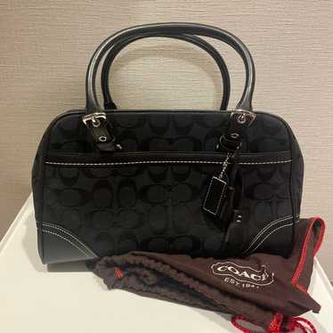 極美品 vintage coach old mini Boston Black Coach vintage mini boston - Gem